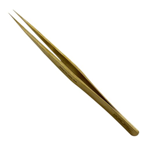 Horotec MSA12.303-AA strong and elegant tweezer for ordinary use brass, 125mm