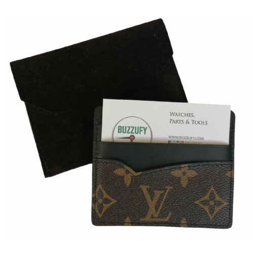 Louis Vuitton monogram leather watch card holder