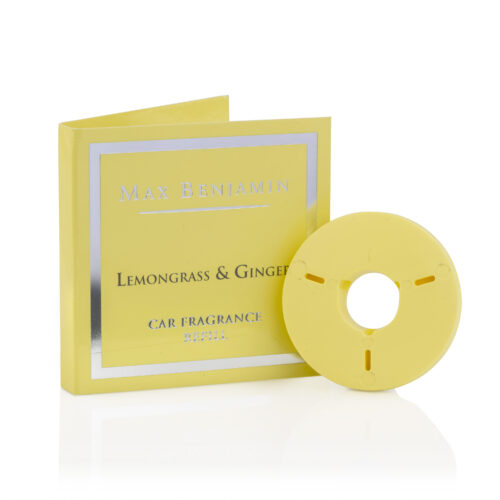 Lemongrass & Ginger Luxury Car Fragrance Refill – Max Benjamin