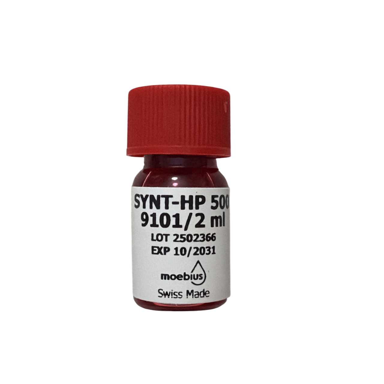 Moebius Synt-HP 500 9101 special synthetic red watch oil 2 ml - Image 2