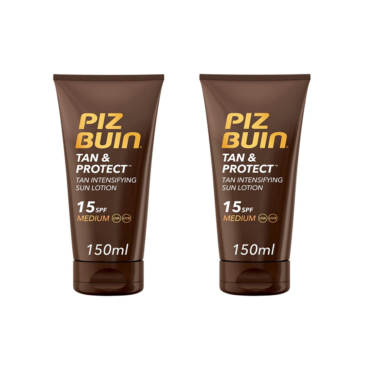 PIZ BUIN – Tan & Protect Tan Intensifying Lotion SPF 15 150ml Pack of 2