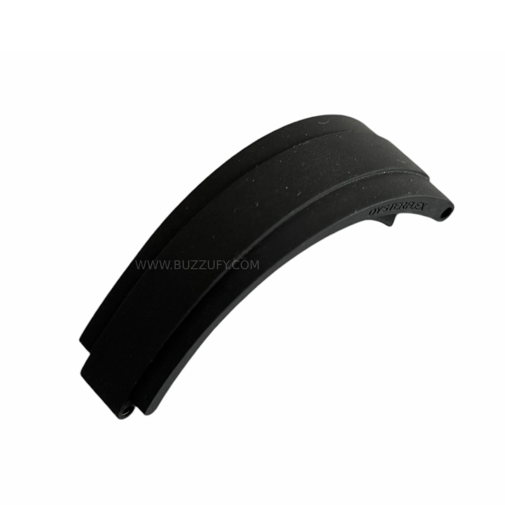 Rolex OysterFlex black rubber strap short side size 20mm fit for 116515, 116519, 116518, 116500, 126500, 116610, 116710