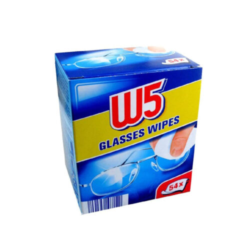 W5 Glasses Lens Cloths 54 Pcs Wipes Cleaning Glasses Camera Phone