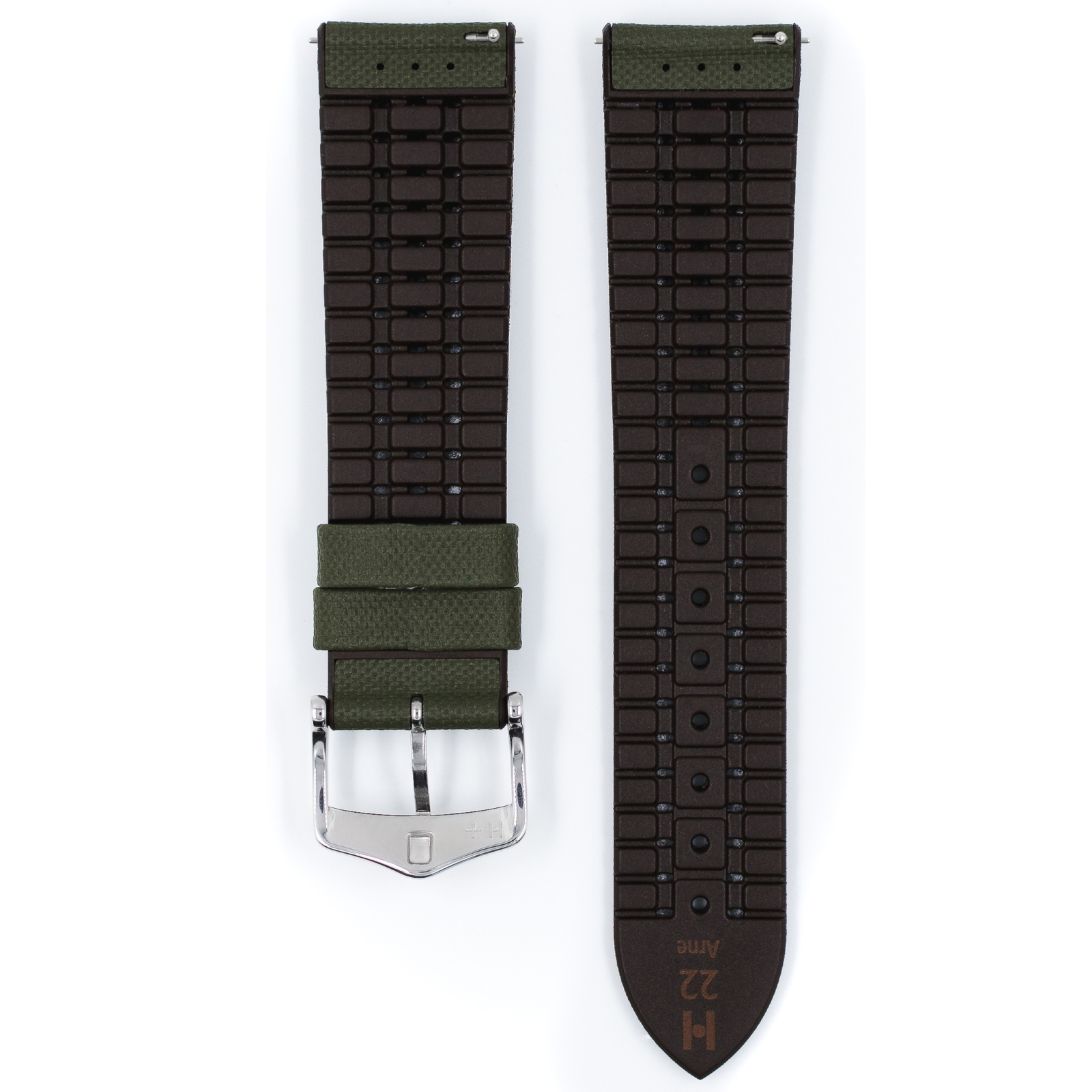 Hirsch Arne L Green Watch Strap 18mm 0921094040-2-18 - Image 3