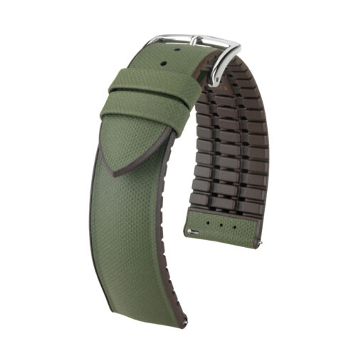 Hirsch Arne L Green Watch Strap 18mm 0921094040-2-18