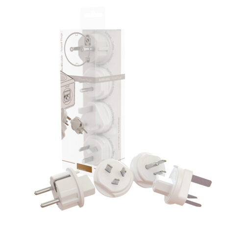 PowerCube ReWirable 4 additional travel plugs DE/FR/UK/USA/AUS/IT