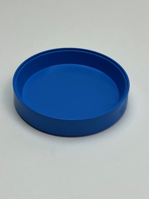 Bergeon 2377 C B Blue Plastic Round Supplies Tray, Ø 70 x 13 mm