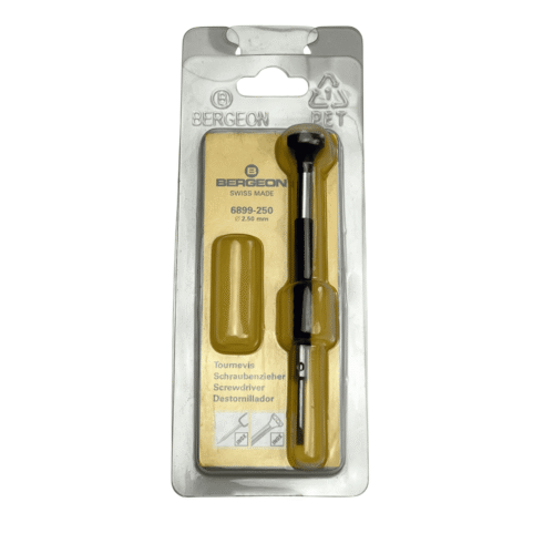 Bergeon 6899-250 Watchmaker's Screwdriver, 2.50 mm Ergonomic Handle