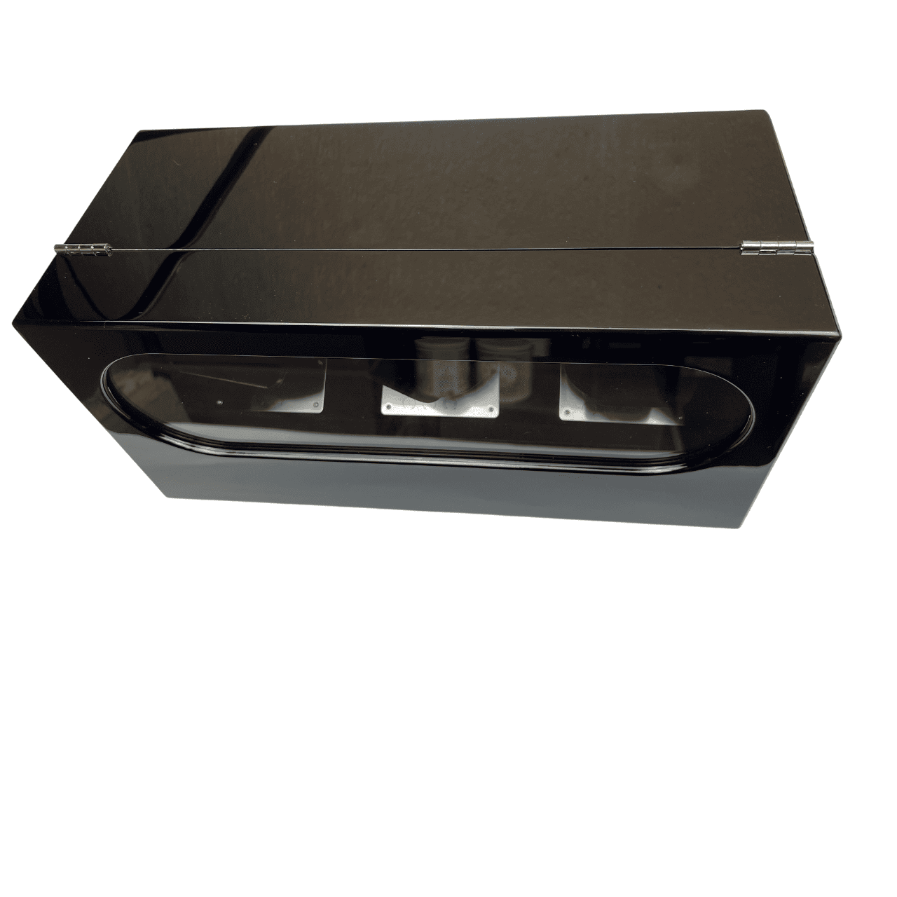 Augusta Luxury Watch Winder for 3 Watches - Carbon Look - Image 3