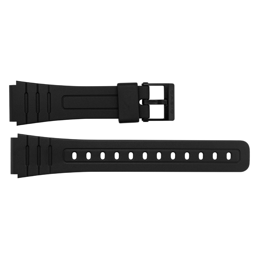 Casio plastic black watch strap 71604002 for F-91W, F-94, F-105W, 18 mm - Image 2