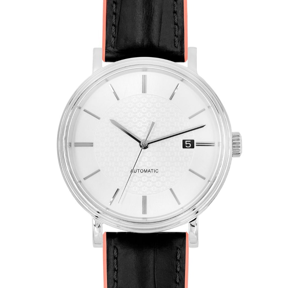 Hirsch Andy M black with pink calf leather watch strap, 18 mm, 0922328150-2-18 - Image 6
