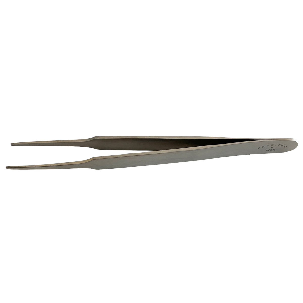 Horotec MSA 12.901-F Inox Precitec tweezer with flat tips for straightening hands steel 115 mm - Image 3