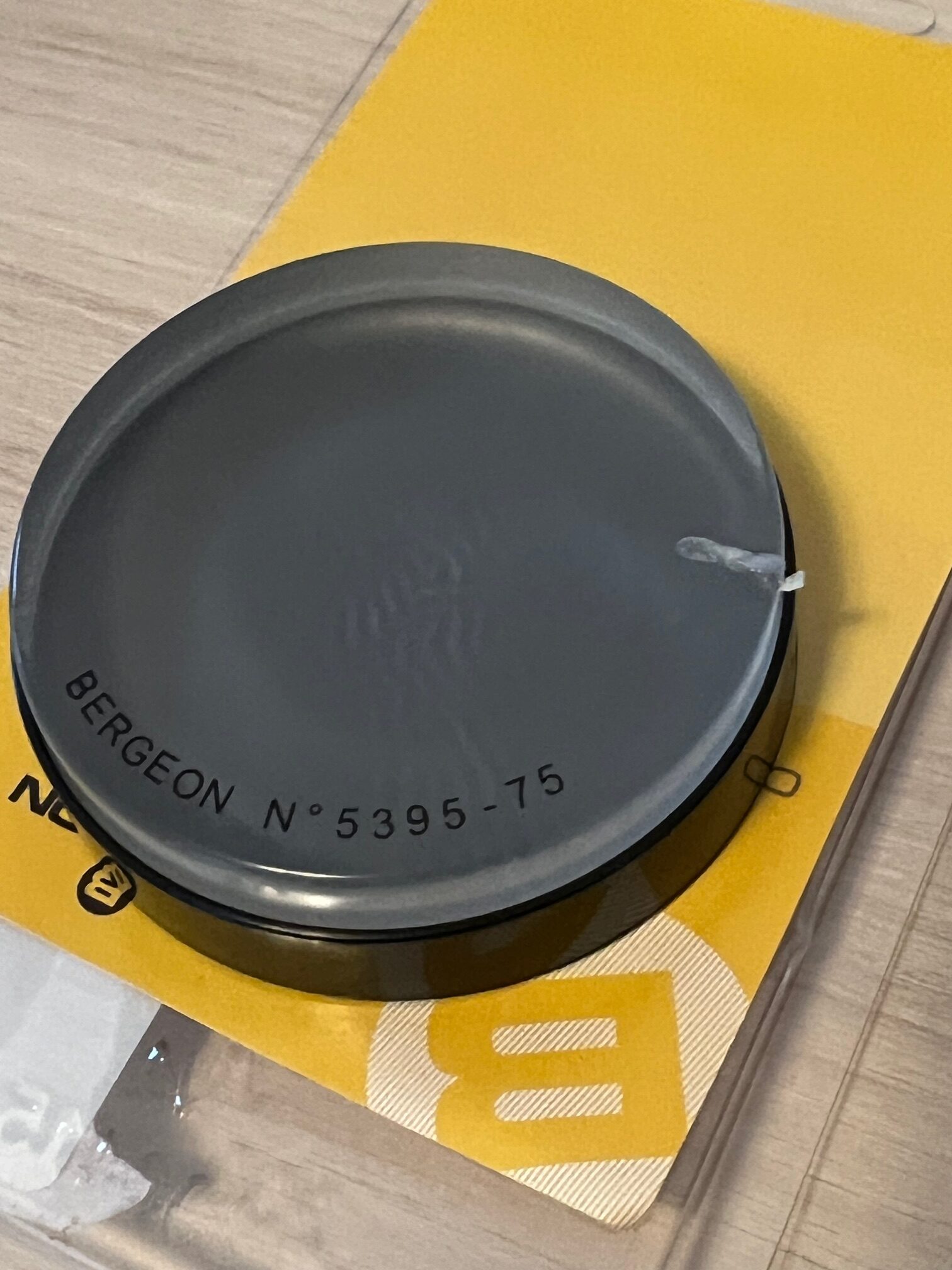 SMALL DAMAGE: Bergeon 5395-75 soft gel casing cushion transparent 75 mm – SEE PHOTOS - Image 8