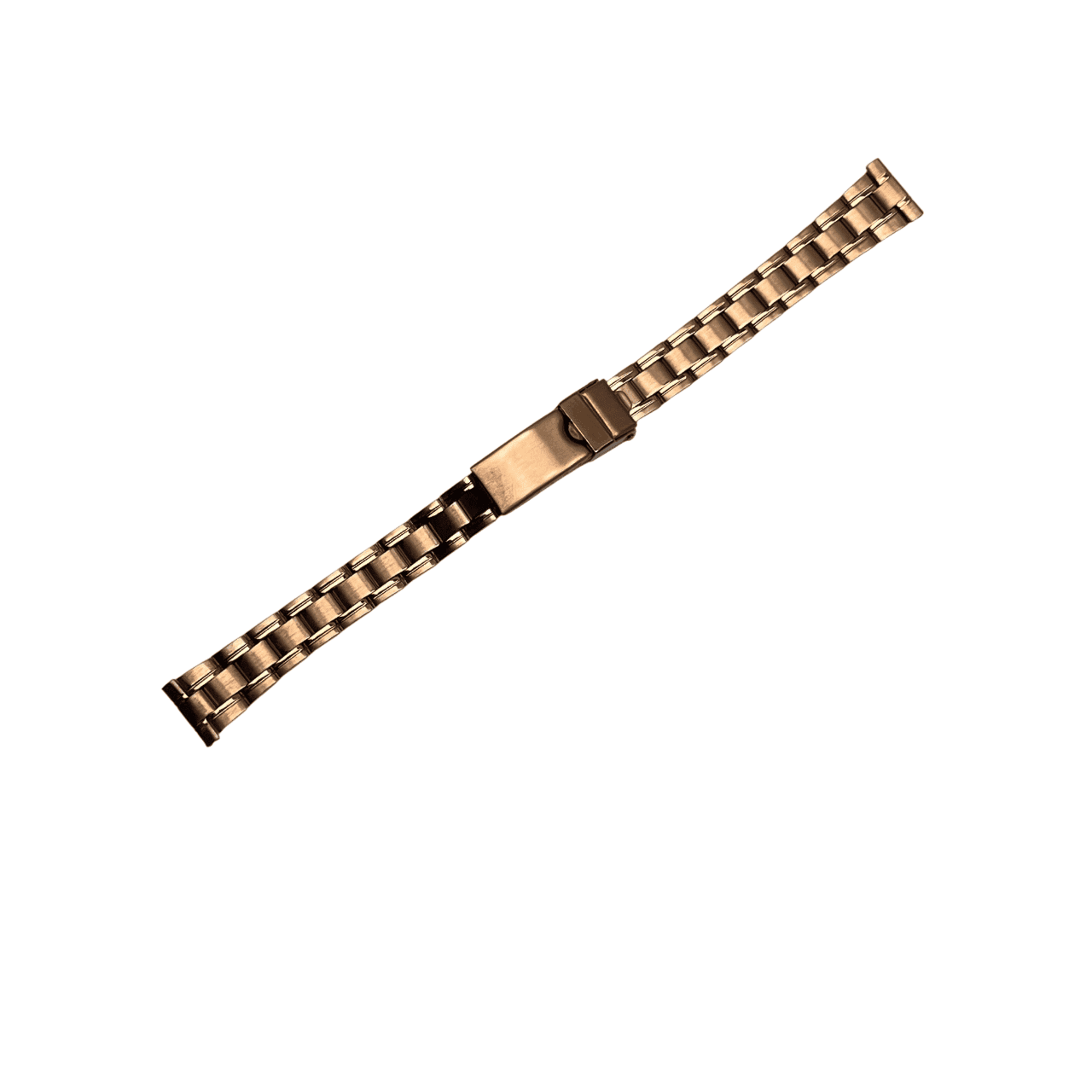 Bonflair Pink Stainless Steel Bracelet Strap 14mm Rose Gold Clasp - Image 2