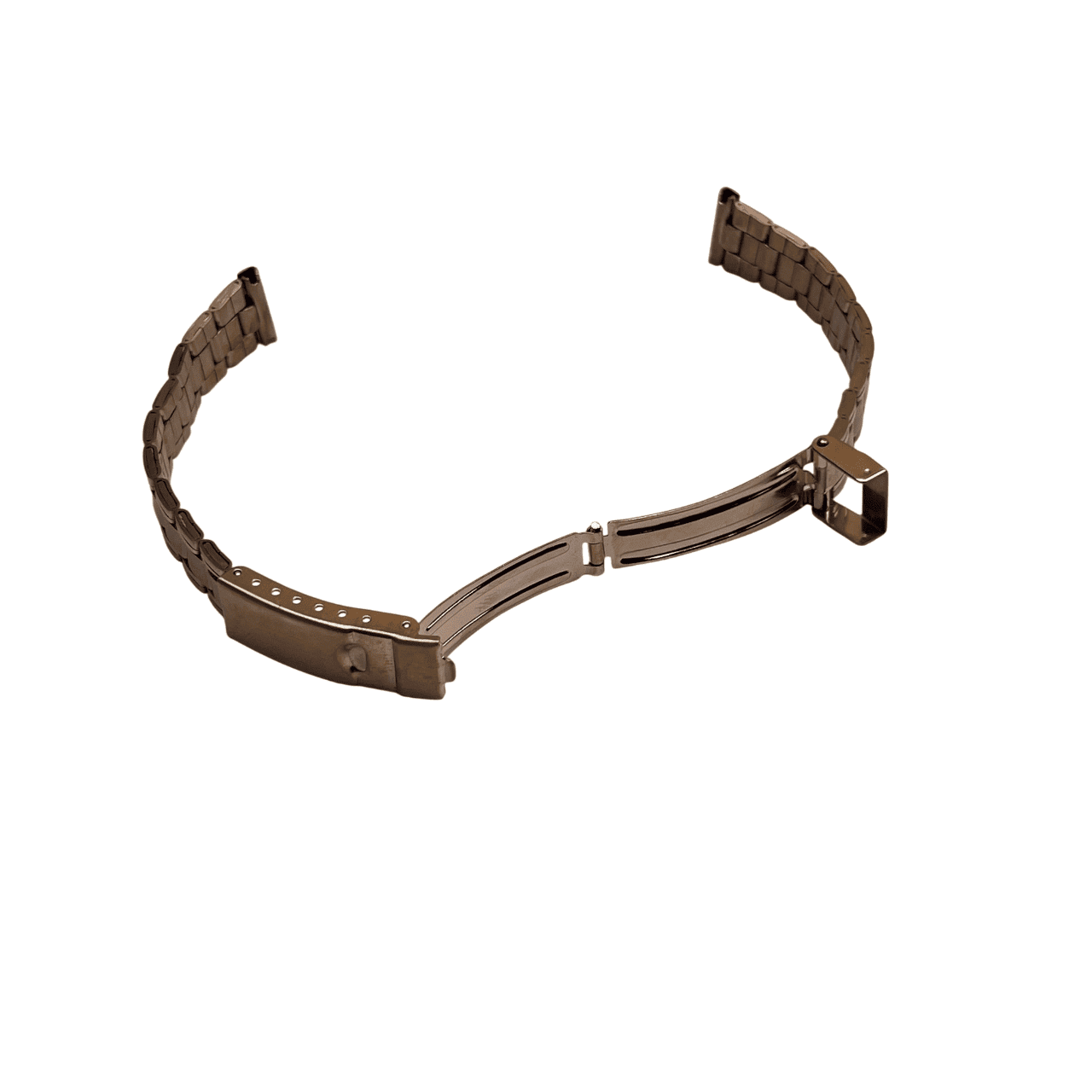 Bonflair Pink Stainless Steel Bracelet Strap 14mm Rose Gold Clasp - Image 10