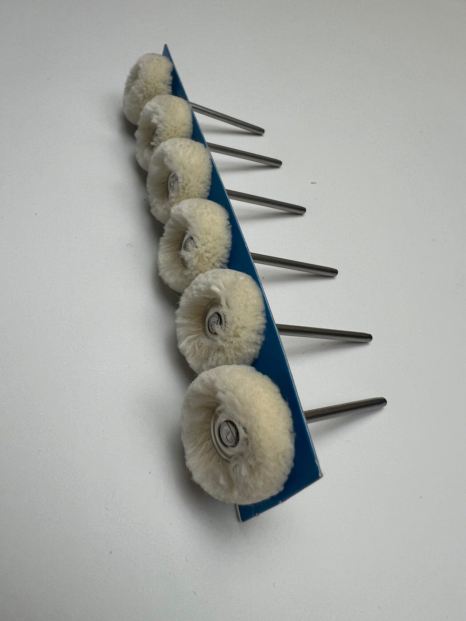 Polirapid Round Cotton Polishing Brushes, Mounted Disc, 21 mm, 6 Pack, By Polirapid in Germany - Image 4