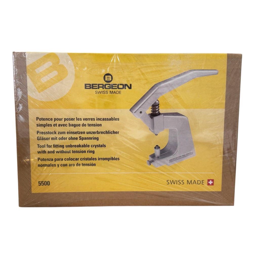 Bergeon 5500 Tool for Fitting Unbreakable Crystals with and without Tension Ring - Image 4