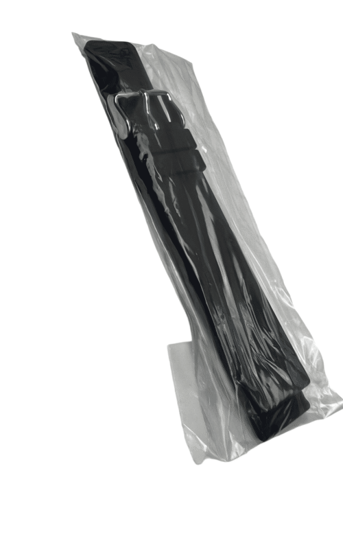 Boley XL Black Silicone Watch Strap, Extra Long, Smooth Finish