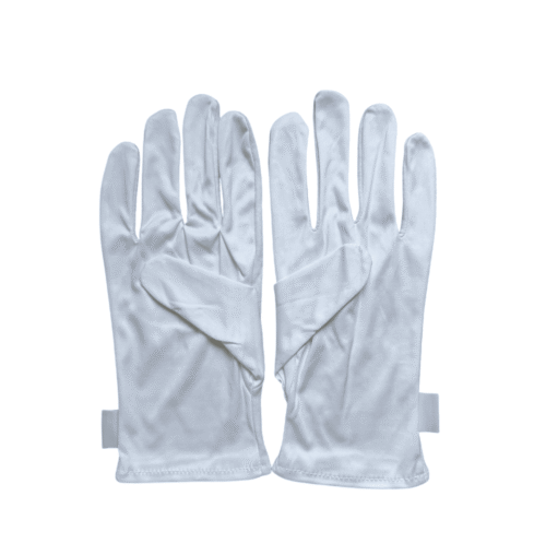 Heli presentation gloves, microfiber, white, size S, 1 pair