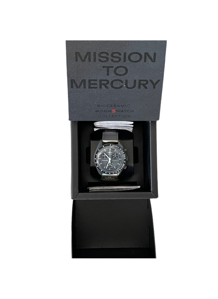 Swatch Omega Moonswatch Mission to Mercury Chronograph Watch - Image 2