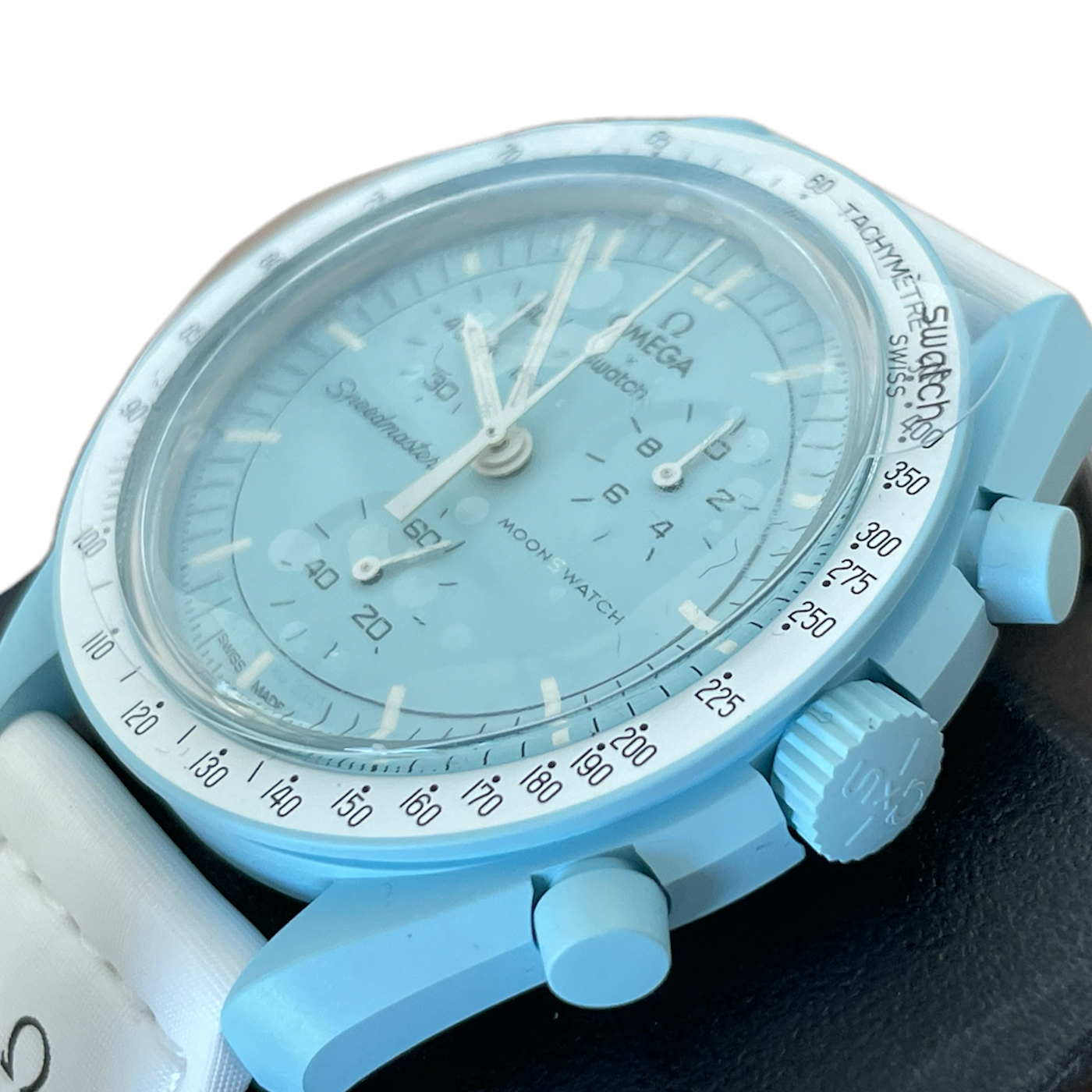 Swatch Omega Moonswatch Chronograph Watch - Mission to Uranus - Image 2