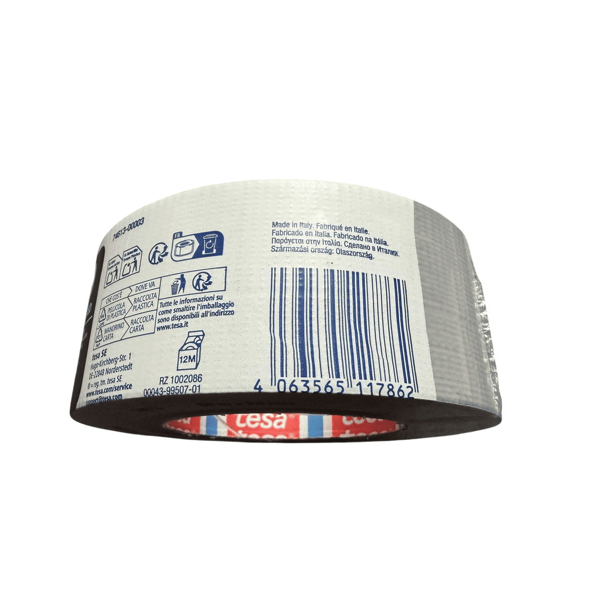 Tesa Pro Duct Tape – Grey, 50 m x 50 mm, Professional Repair Tape - Image 4