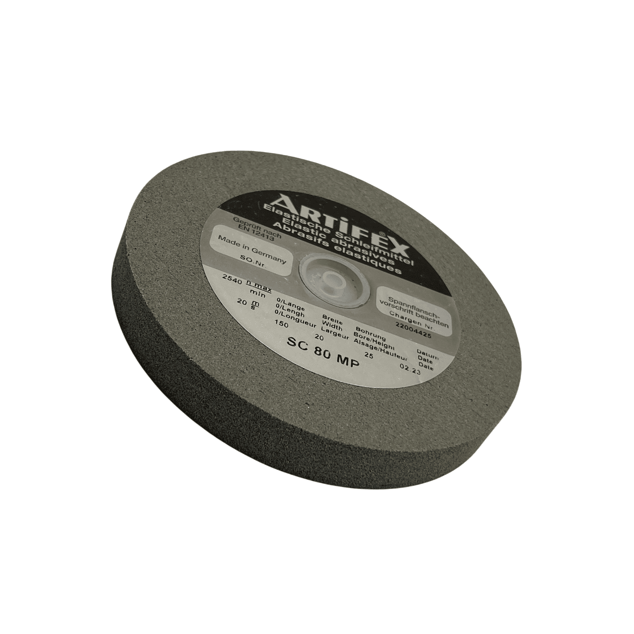 Artifex SC 80 MP Elastic Abrasive Grinding Wheel, Coarse 150 x 20 x 25 mm - Image 5