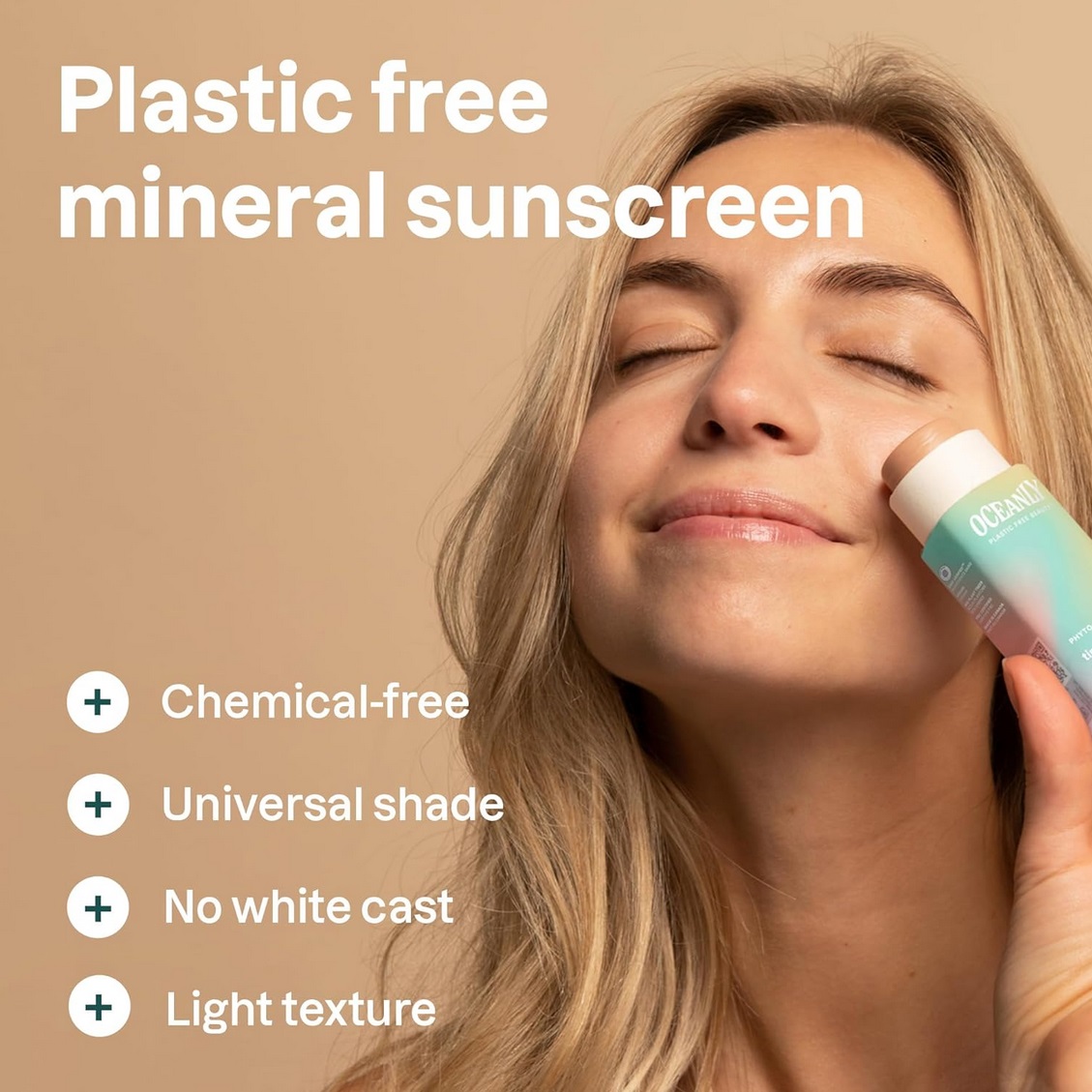 ATTITUDE Oceanly PHYTO-SUN Tinted, Shimmer Face Sunscreen Cream SPF 30 - Image 3