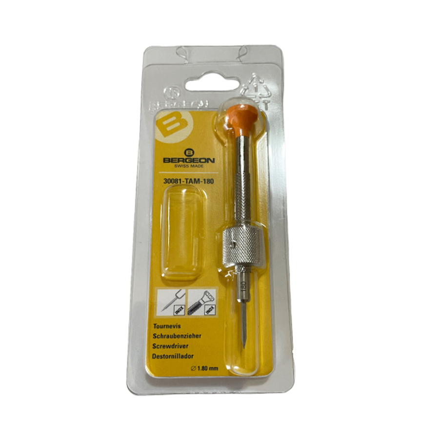 Bergeon 30081-TAM-180 drum barrel watch screwdriver 1.80mm - Image 2