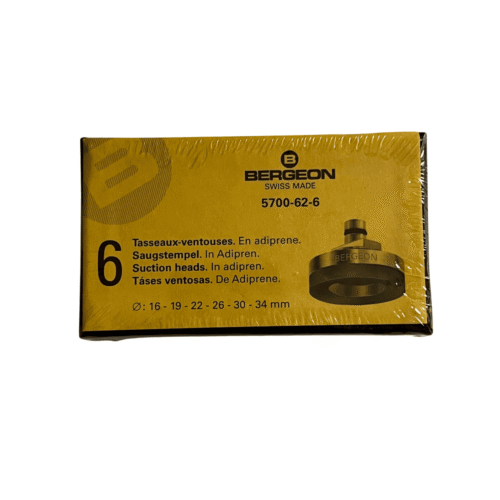 Bergeon 5700-62-6, Suction Heads Set, Soft Adiprene, 6 Pieces for 5700 Tool