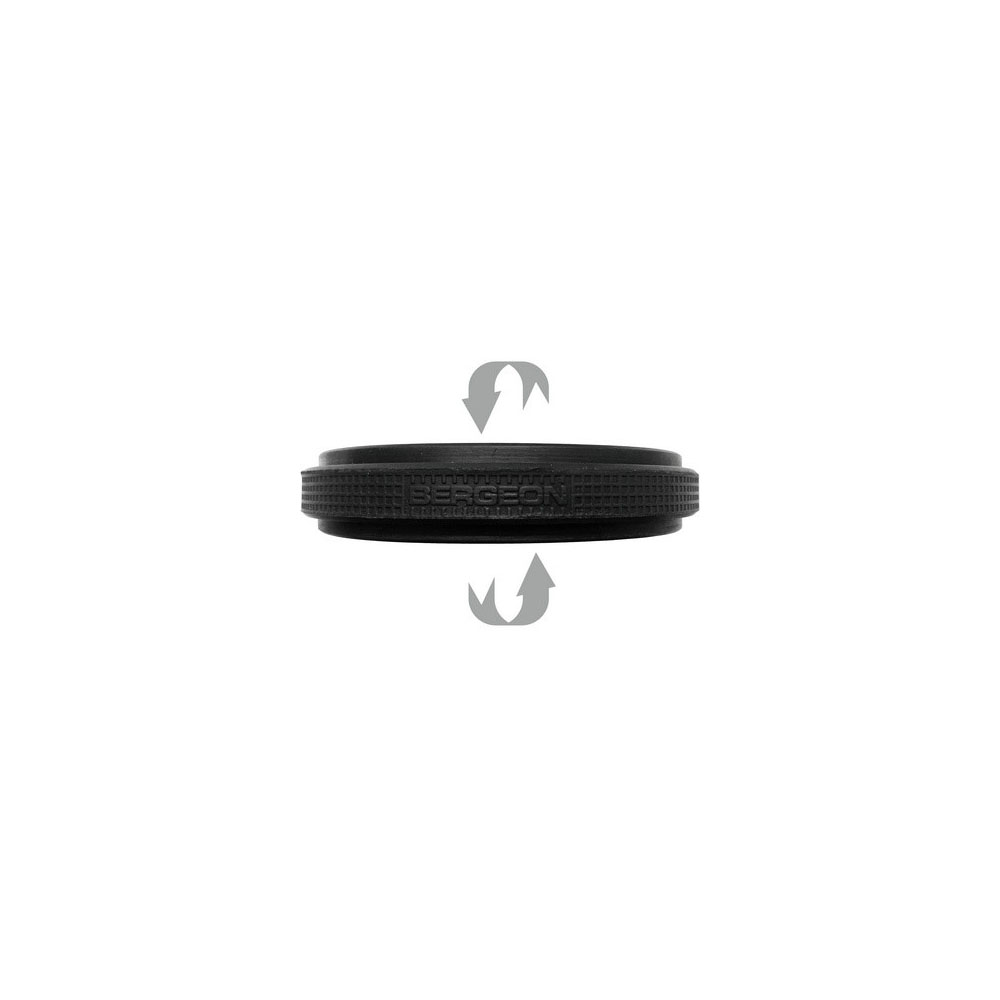 Bergeon 30097-E Black Reversible Rubber Casing Cushion for Watchmakers - Image 2