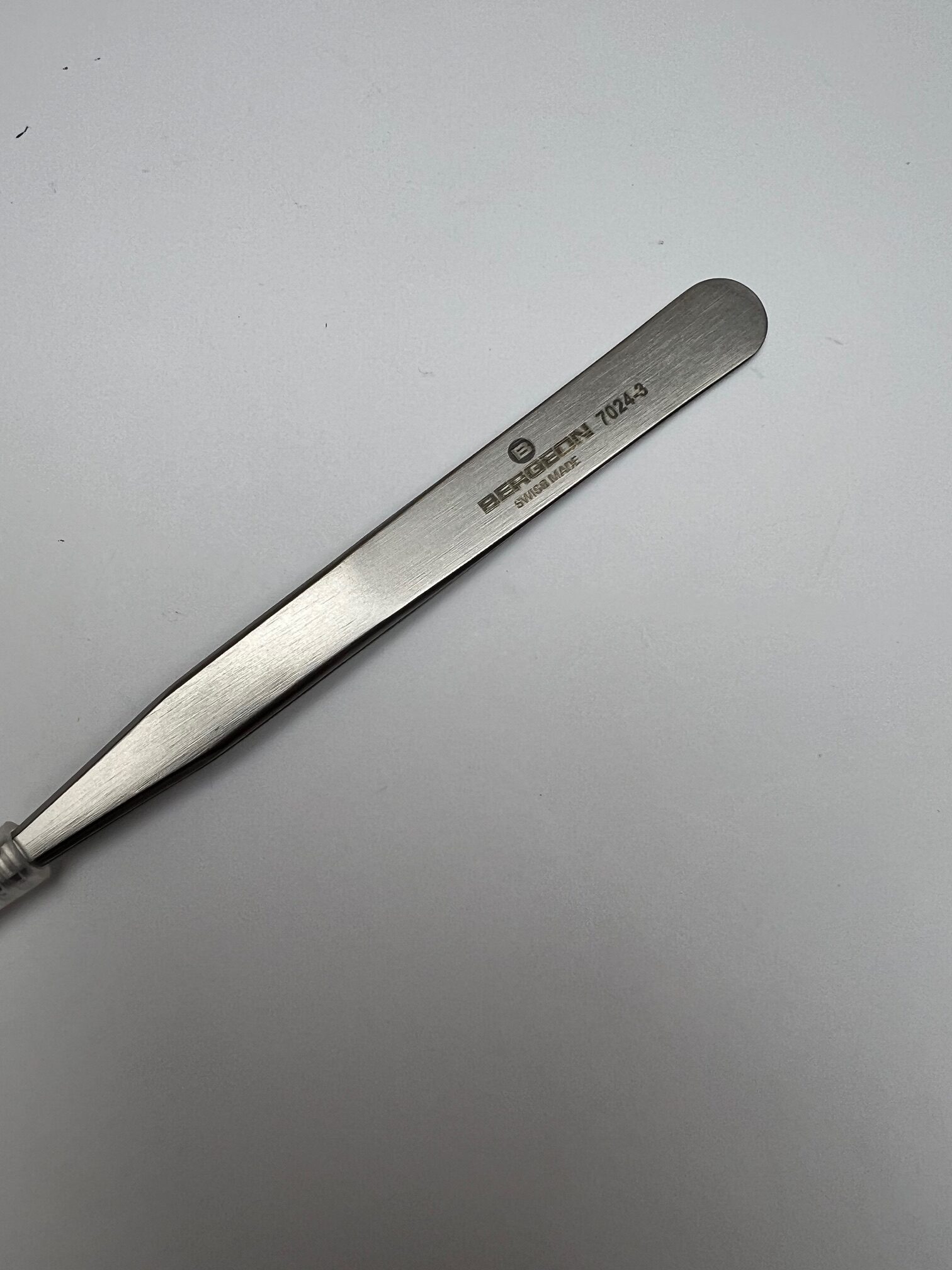 Bergeon Precision Steel Tweezers, 120 mm - Watchmaker Tool, Ref. 7024-3 - Image 9