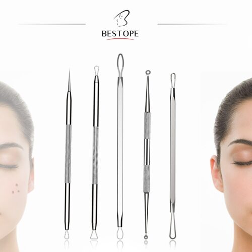 BESTOPE Blackhead Remover Tool Kit with Metal Case