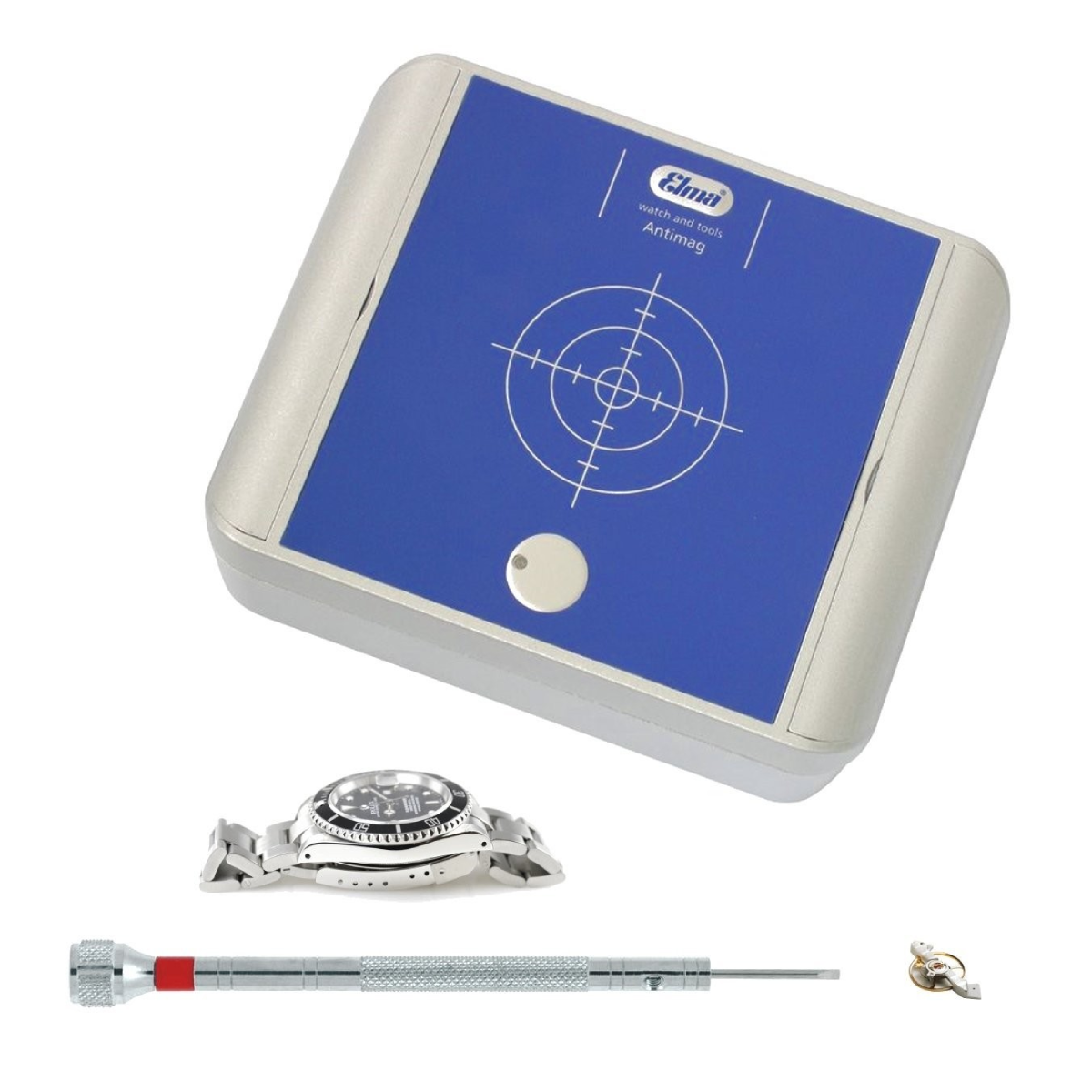 ELMA Antimag demagnetiser for watches, parts, tools 230V