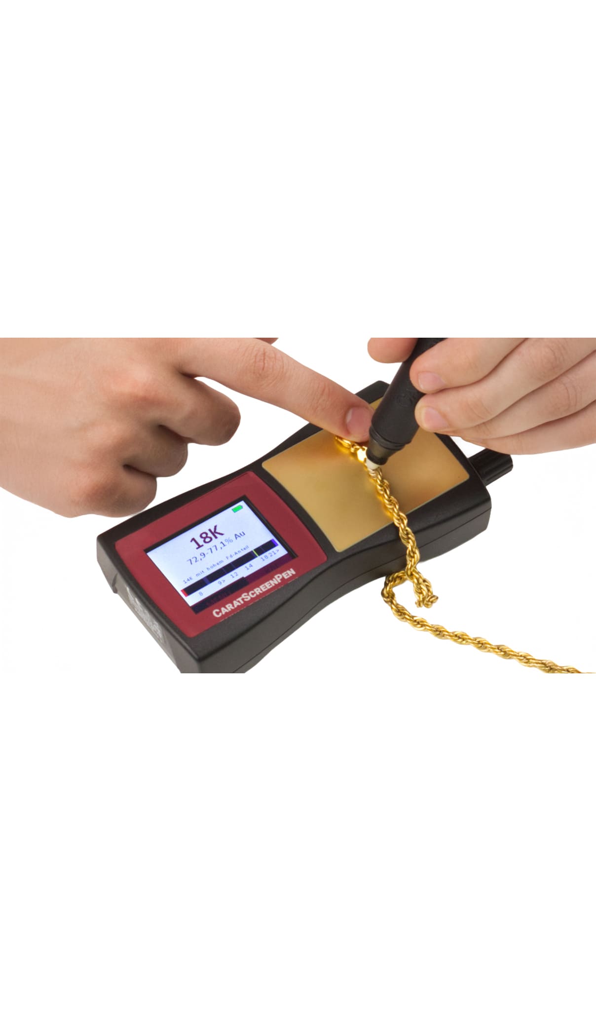 CaratScreenPen, testing device for the determination of the fine metal content - Image 2