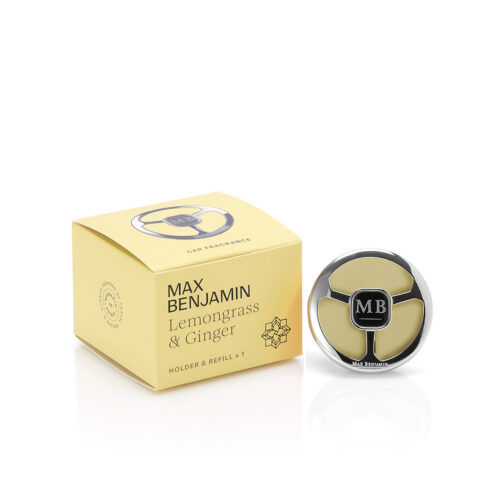 Max Benjamin Lemongrass and Ginger Car Fragrance Vent Dispenser