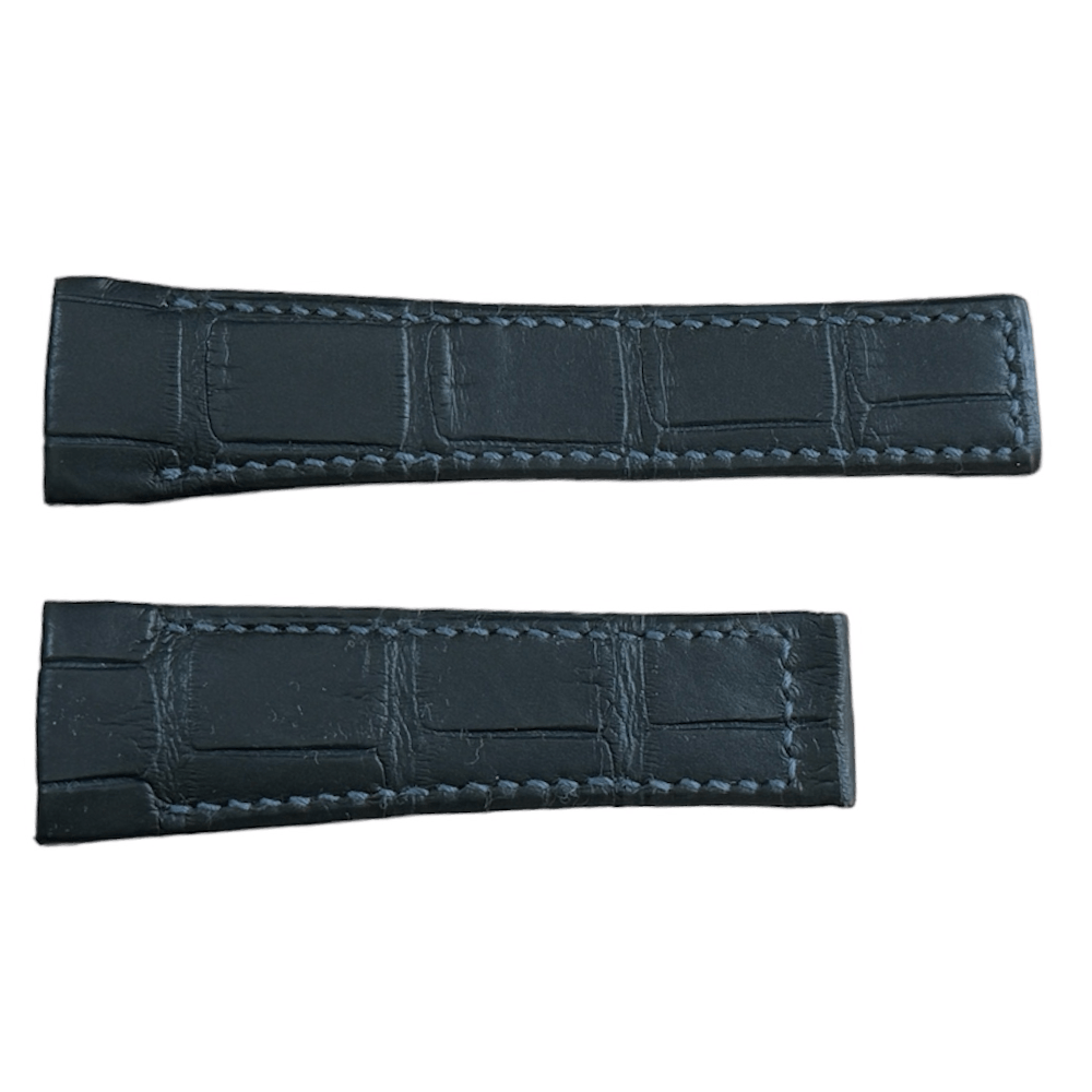 New Tag Heuer genuine leather blue watch strap 22mm