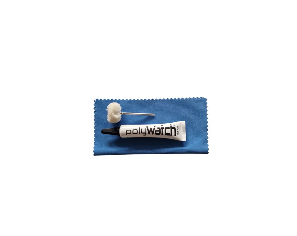 PolyWatch Plastic Crystal Polish Kit with Wiping Cloth and Cotton Brush - Image 8