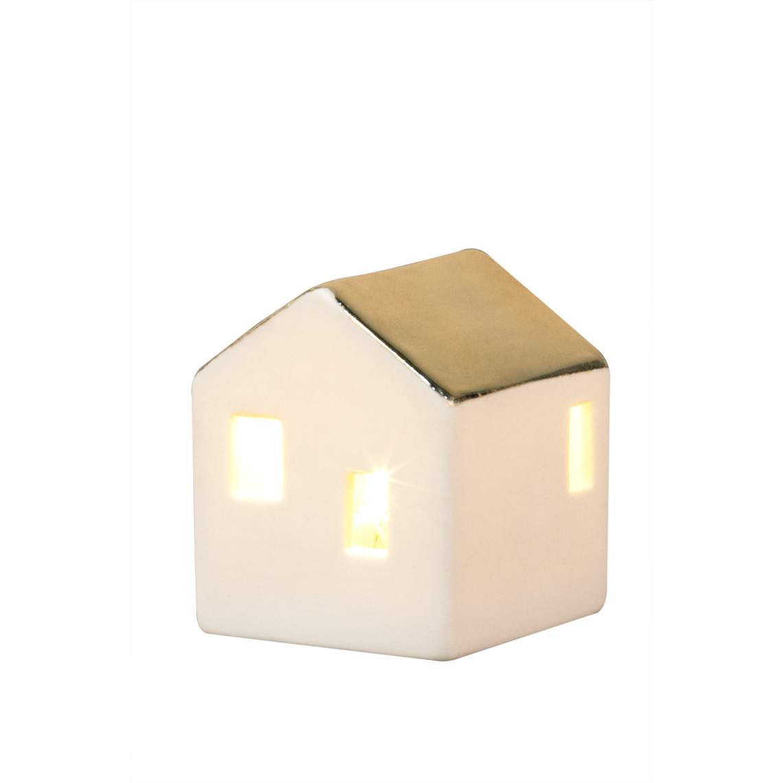 Räder Medium LED Light House in Porcelain with Batteries - Image 3