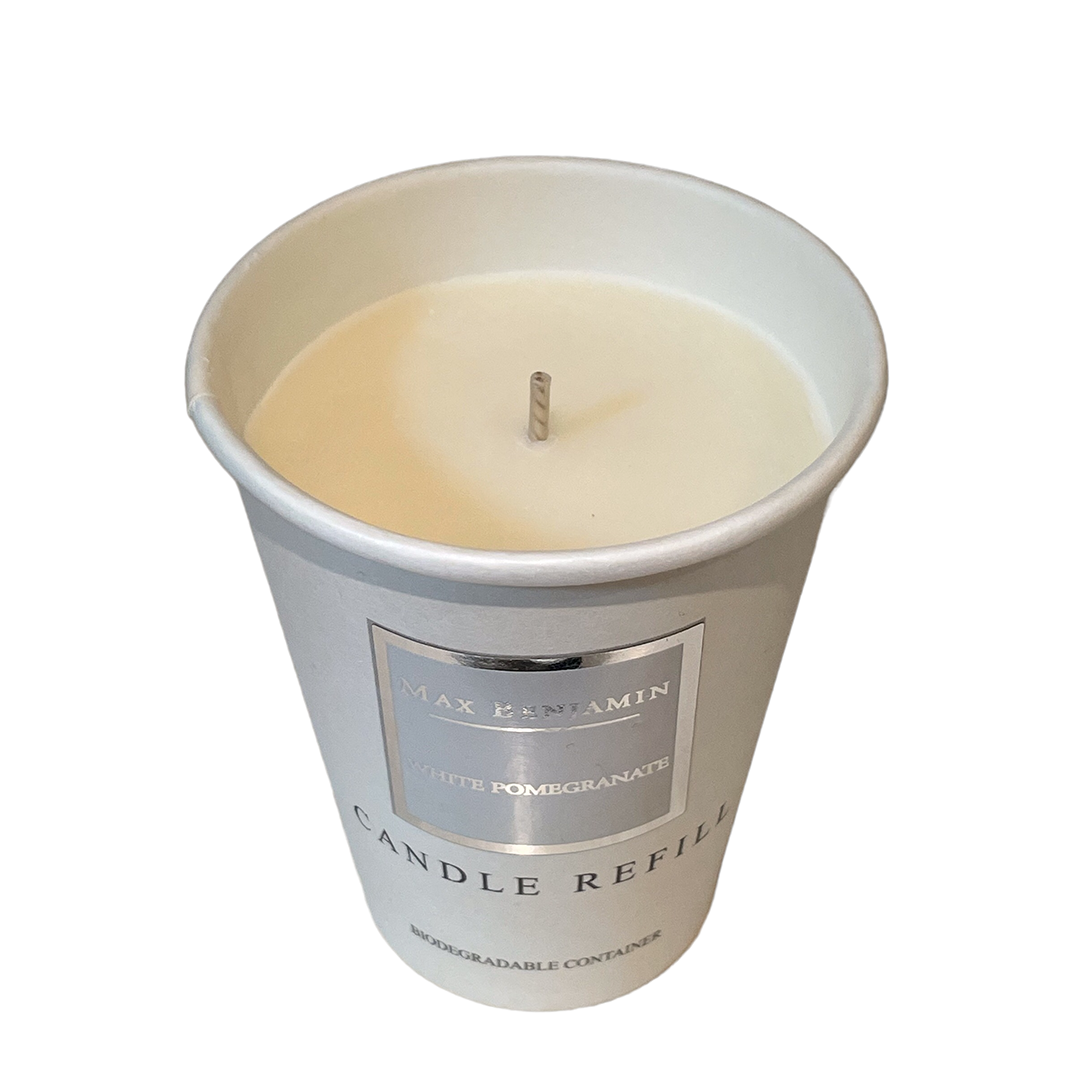 Max Benjamin White Pomegranate Luxury Candle Refill - Image 4