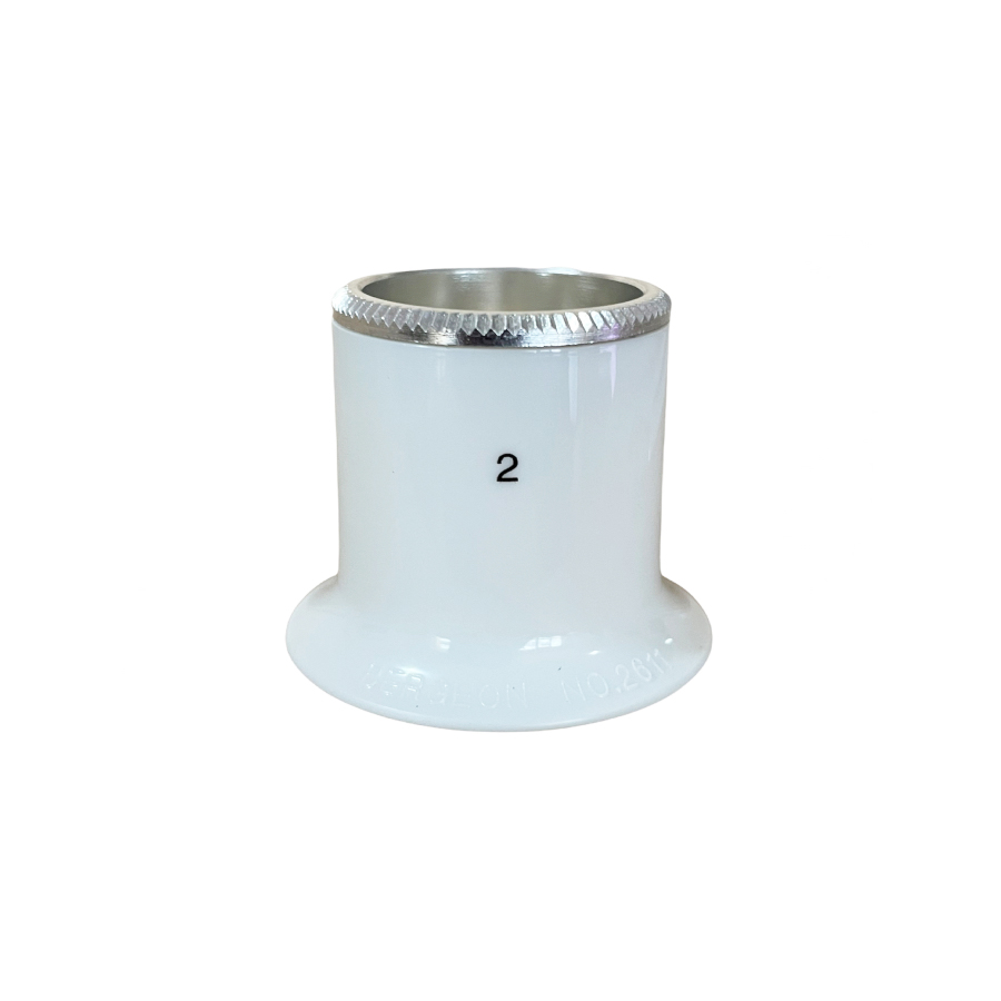 Bergeon 2611-B-2.5 watchmaker white loupe, magnification 4