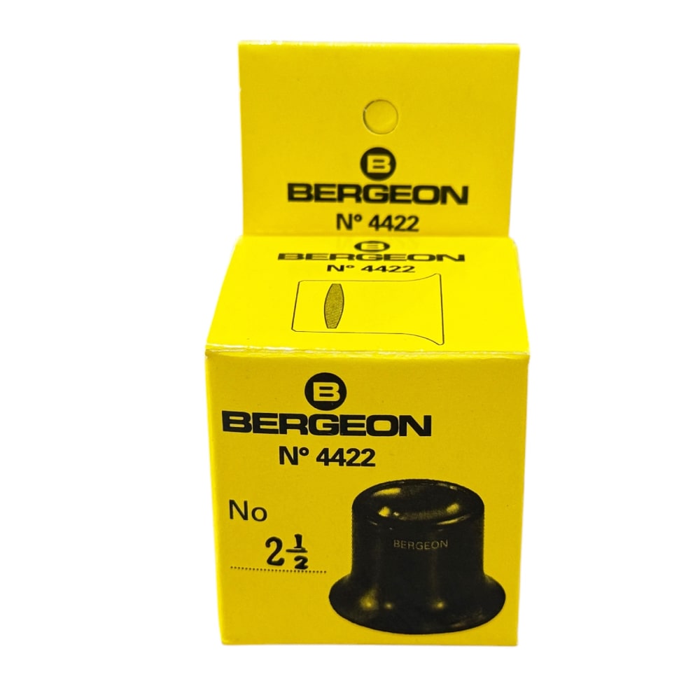 Bergeon 4422-2.5 watchmaker's loupe, plastic housing, inner screw ring, 4 magnification - Image 3