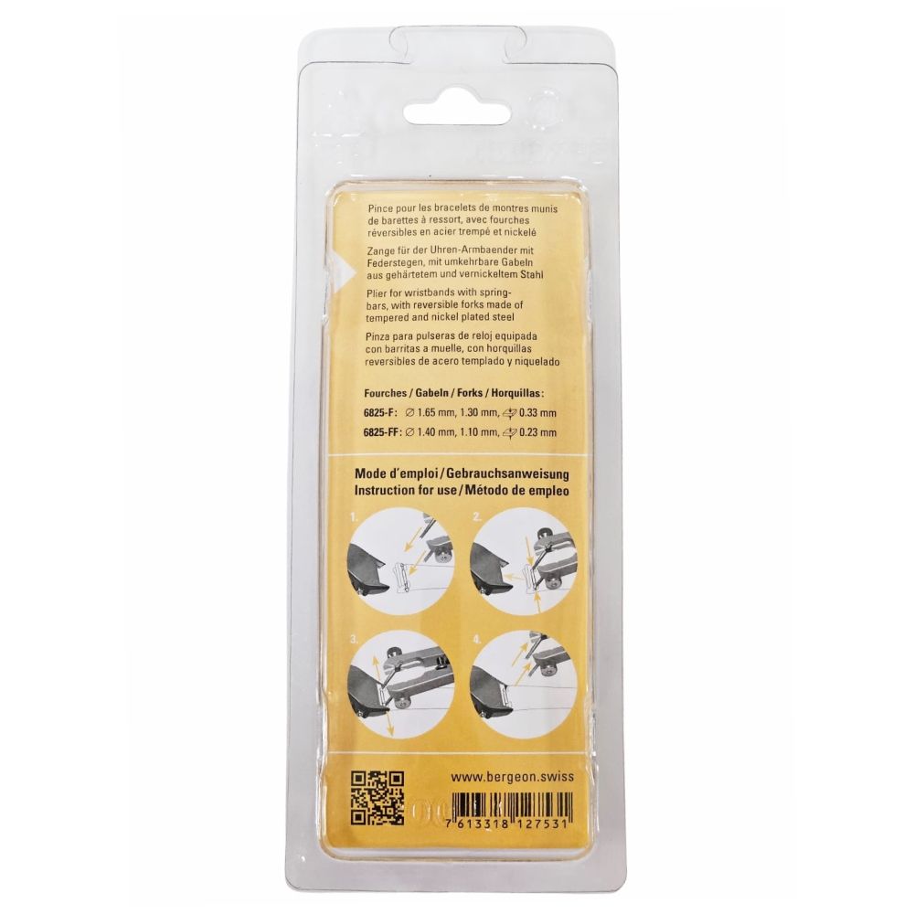 Bergeon 6825 Watch Bracelet Pliers Band Remover (1.65 mm) - Image 3