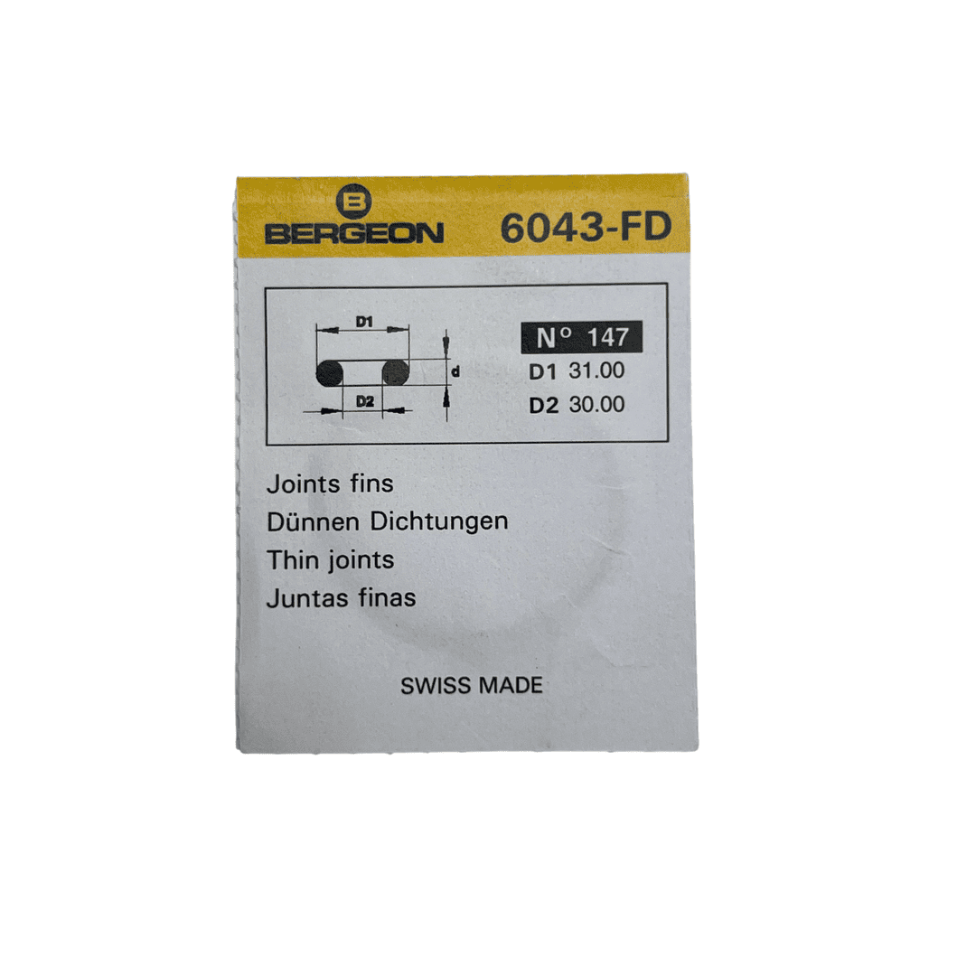 Bergeon No. 147 Rubber O-Ring Gaskets Pack of 2 - Image 4