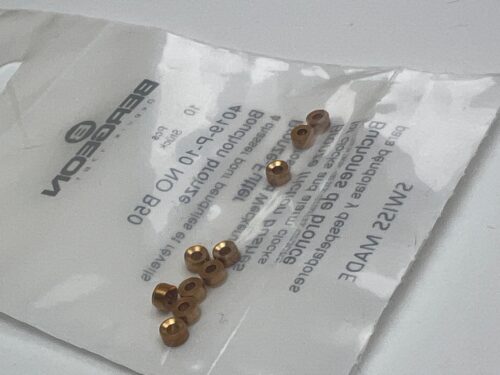 Bergeon 4019-P-10 No B50 Brass Clock Bushings - Pack of 10
