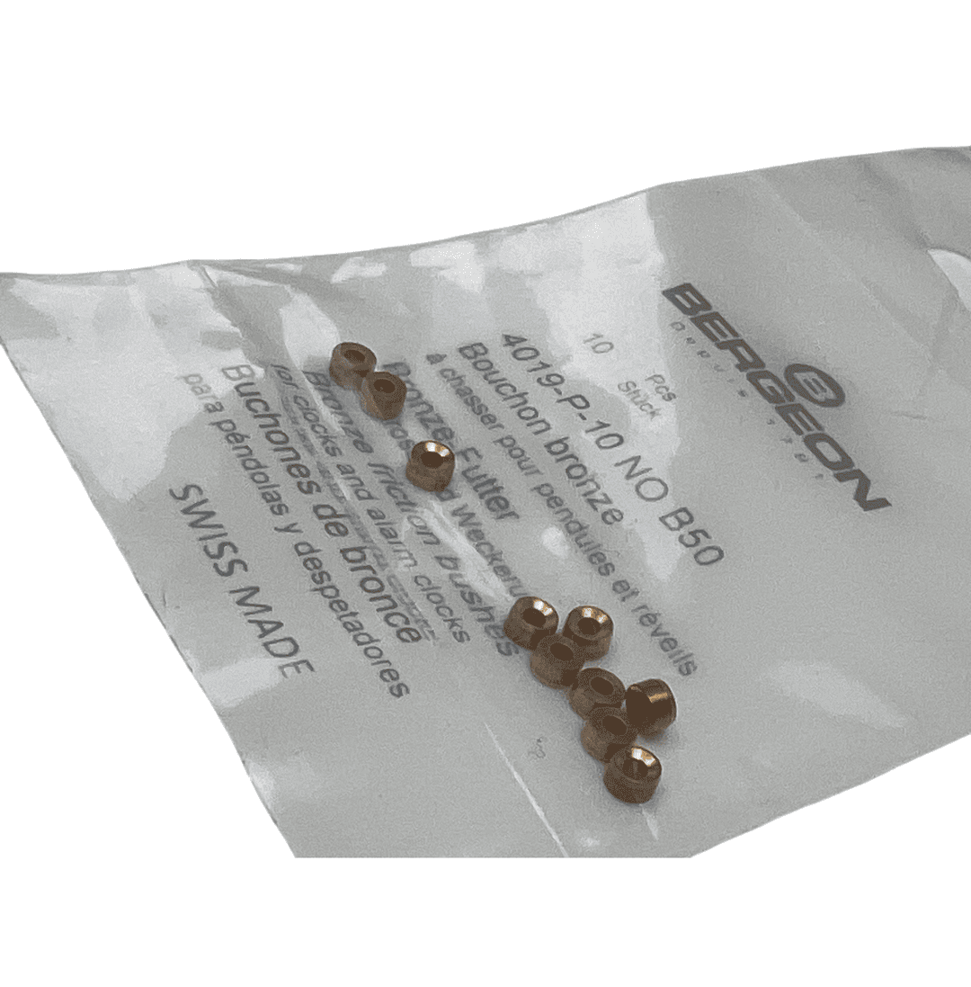 Bergeon 4019-P-10 No B50 Brass Clock Bushings - Pack of 10 - Image 6