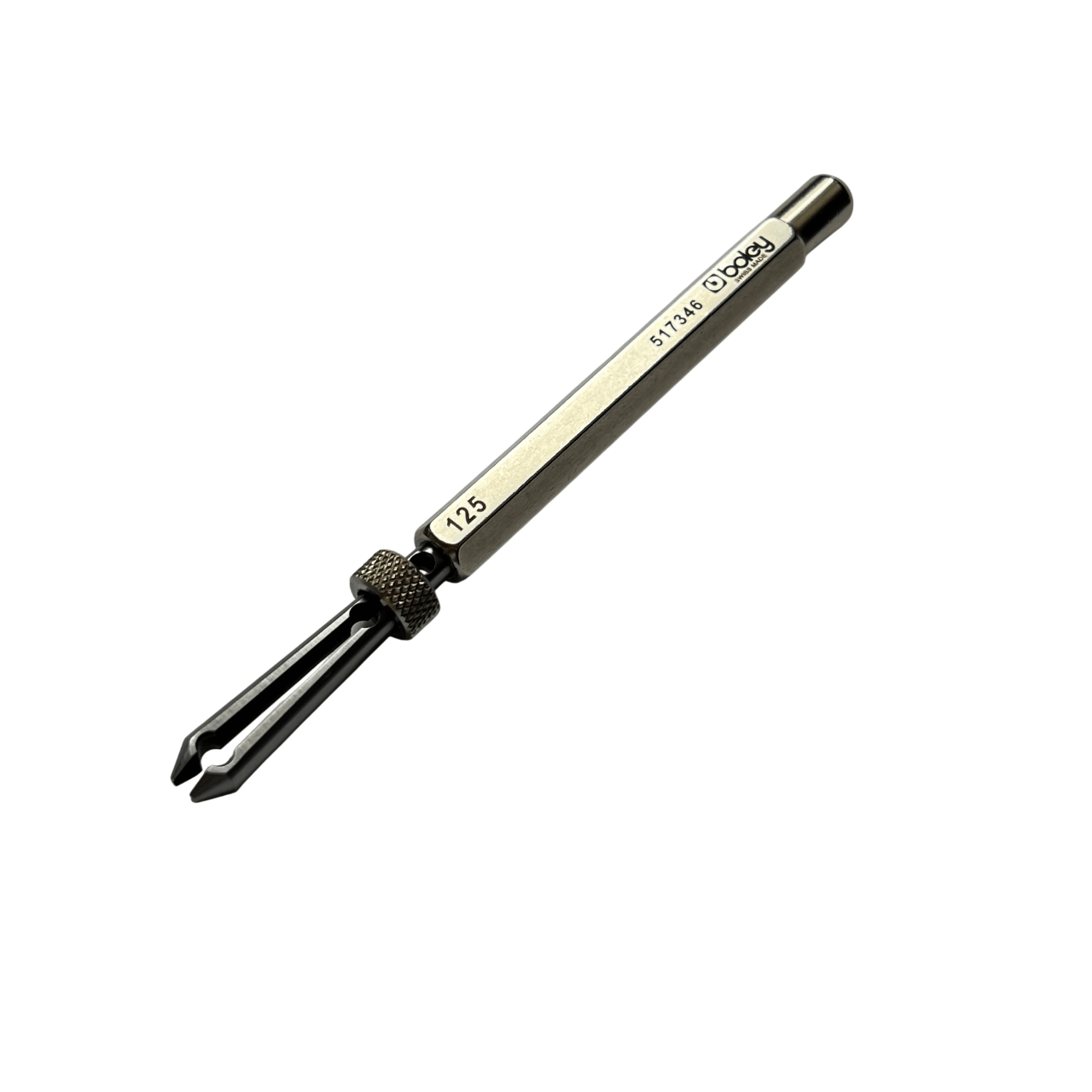 Boley Barrel Arbor Holder, Slide Locking Jaws, Watchmaker Tool, Opening: 1.25 mm, Length: 120 mm - Image 3
