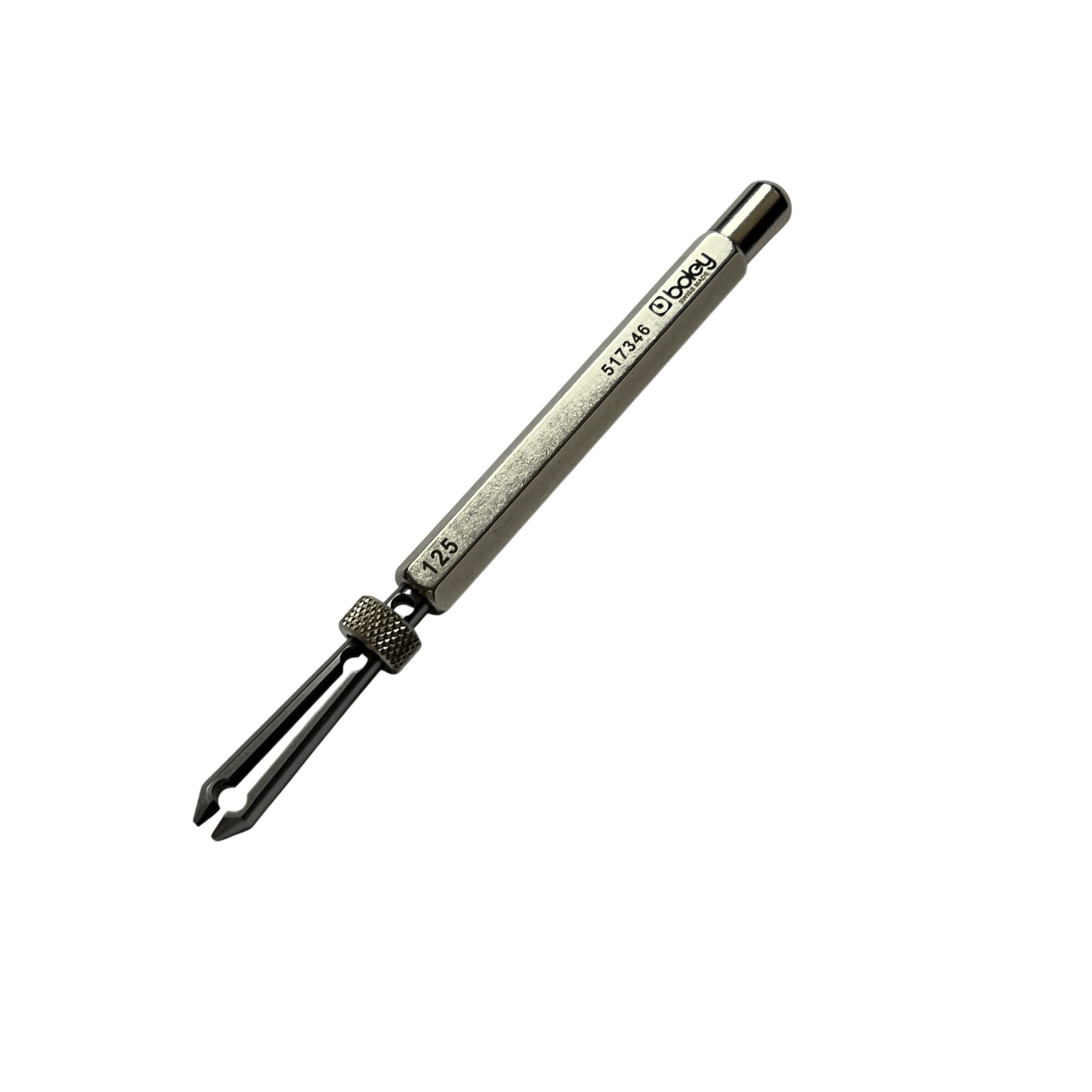 Boley Barrel Arbor Holder, Slide Locking Jaws, Watchmaker Tool, Opening: 1.25 mm, Length: 120 mm - Image 2