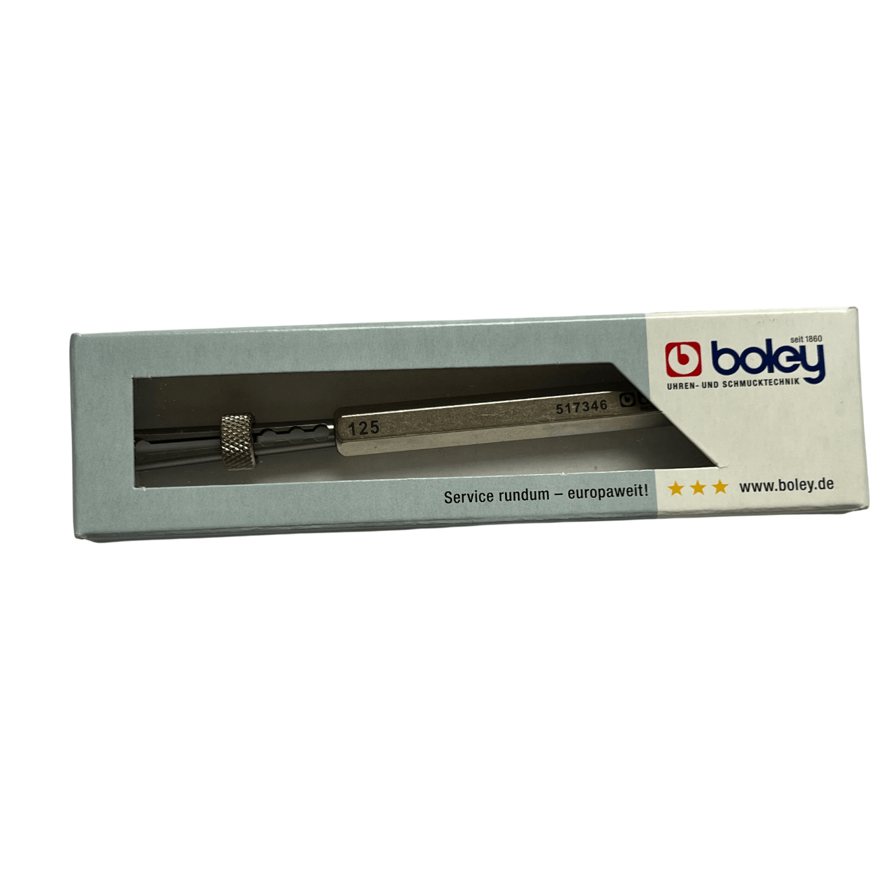 Boley Barrel Arbor Holder, Slide Locking Jaws, Watchmaker Tool, Opening: 1.25 mm, Length: 120 mm - Image 10