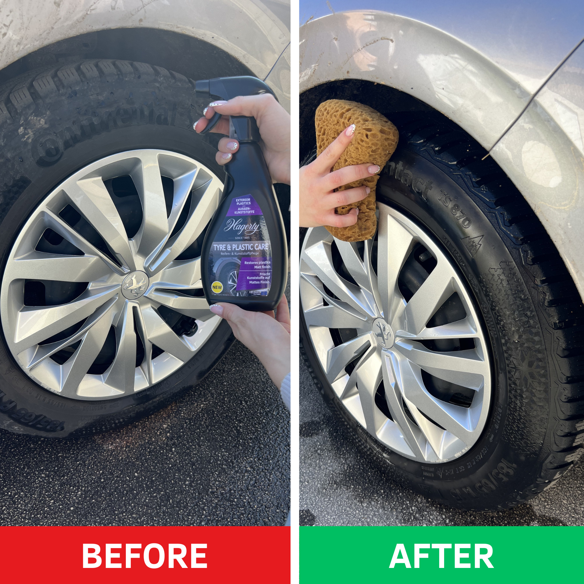 Hagerty Tyre & Plastic Care Spray, 500 ml - Image 5